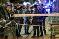 イスラエル・テルアビブ起きた銃撃事件現場に駆け付けたイスラエルの警備当局（2024年10月1日撮影）。(c)Jack GUEZ / AFP