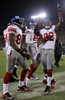 11NFLプレーオフは15日、カンファレンス準決勝が行われ、ニューヨーク・ジャイアンツ（New York Giants）はグリーンベイ・パッカーズ（Green Bay Packers）に37-20で勝利し、ナショナル・カンファレンス（NFC）決勝に進出した。

カンファレンス決勝進出を決め、歓喜するジャイアンツの選手（2012年1月15日撮影）。(c)AFP/Getty Images/Jonathan Daniel