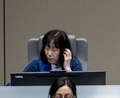 国際刑事裁判所（ICC）の赤根智子裁判官（2019年1月25日撮影、資料写真）。(c)Koen van Weel / POOL / AFP 