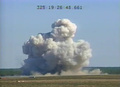 米フロリダ州のエグリン空軍基地にある実験場で行われたMOAB投下実験の様子。米空軍提供（2003年提供、資料写真）。(c)AFP/US AIR FORCE