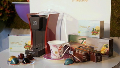 ＜動画＞世界初のカプセル式ティー専用マシン「SPECIAL.T」、日本初上陸