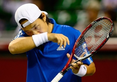 添田、ラオニッチの前に初戦敗退 ジャパンオープン