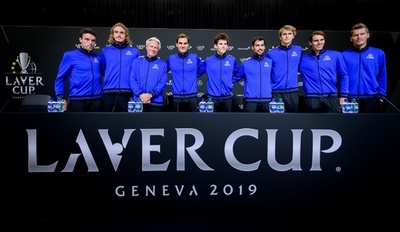 フェデラー、ナダルらが記者会見 20日開幕のレーバー杯