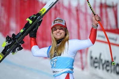 グートベーラミが滑降連勝、スッターは種目別V確定 アルペンW杯