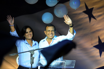 軍事クーデターのホンジュラス大統領選、野党候補が当確