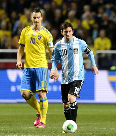 アルゼンチンがスウェーデンに勝利、国際親善試合