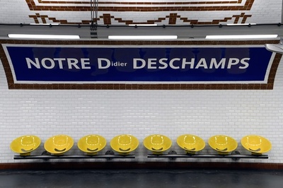 W杯制覇の仏代表デシャン監督と主将ロリス、パリ地下鉄駅の名前に