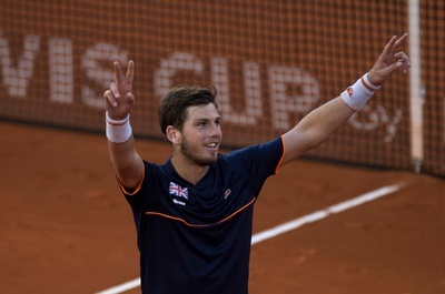 デビス杯が開幕、マレーを欠く英国はスペインと1勝1敗