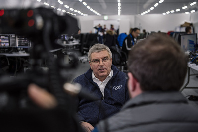 IOC会長、北朝鮮の平昌五輪「乗っ取り」を否定