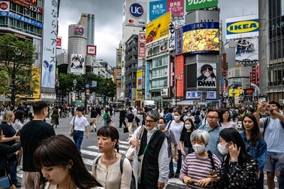 Iconic 'Shibuya Crossing' in Tokyo