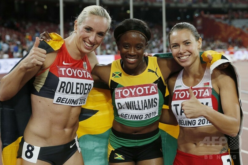 ウィリアムズが女子100mハードルで金 第15回世界陸上 写真3枚 国際ニュース Afpbb News