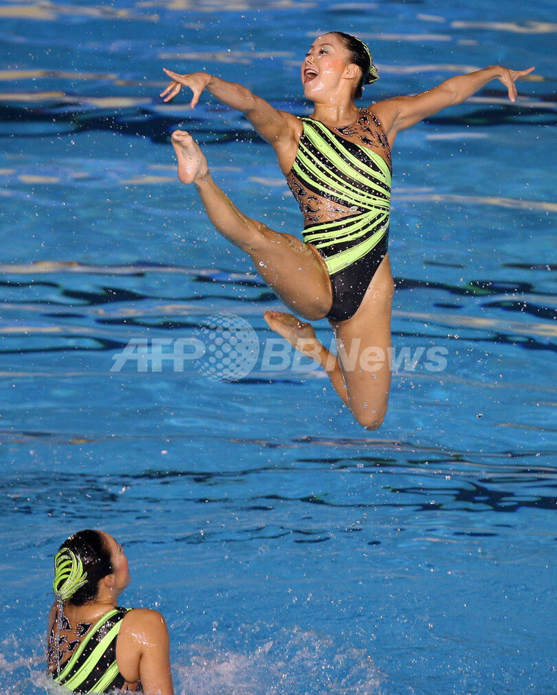 第12回世界水泳選手権 シンクロナイズドスイミング 日本 チーム フリールーティン予選を3位で決勝へ オーストラリア 写真4枚 国際ニュース Afpbb News