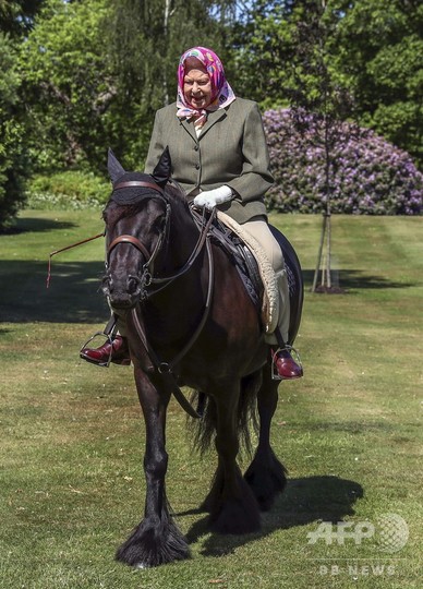 エリザベス英女王 週末に乗馬楽しむ 写真3枚 国際ニュース Afpbb News
