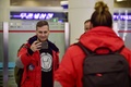 北朝鮮・平壌の国際空港に到着したロシア人団体旅行客（2024年2月9日撮影）。(c)KIM Won Jin / AFP
