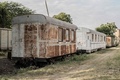 エチオピア・ディレダワの駅に放置された古い車両（2022年10月24日撮影）。(c)Amanuel Sileshi / AFP