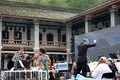 リハーサルに臨むフランスのバイオリン奏者（2024年9月26日撮影）。(c)Xinhua News