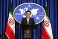 イランの首都テヘランで記者会見するイラン外務省のアッバス・ムサビ報道官（2019年5月28日撮影、資料写真）。(c)ATTA KENARE / AFP