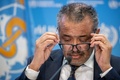 スイス・ジュネーブの世界保健機関（WHO）本部で記者会見するテドロス・アダノム・ゲブレイェスス事務局長（2022年12月14日撮影）。(c)Fabrice COFFRINI / AFP