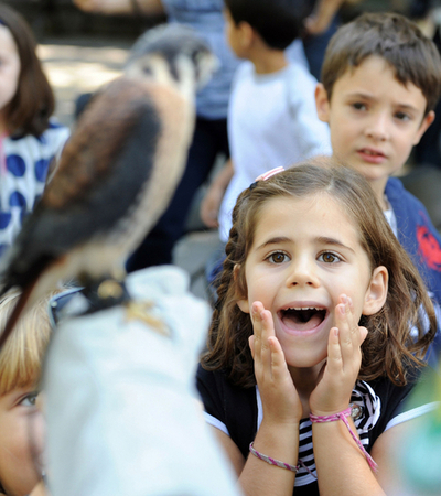 NYセントラルパークで児童ら鳥観察