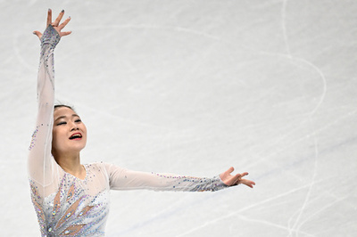 河辺愛菜、フィギュア女子SPの演技 北京冬季五輪