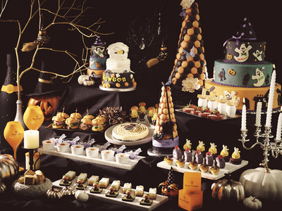 コンラッド東京、オトナハロウィン・スイーツビュッフェ開催