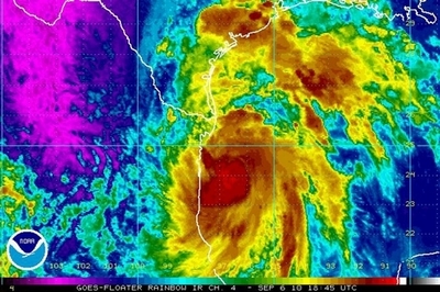 中米各国で暴風雨被害、熱帯性暴風雨「ハーマイン」はメキシコ上陸