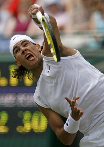 ナダル ガルビスを下し3回戦進出