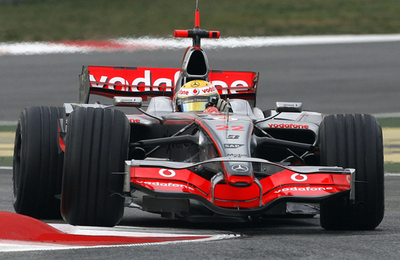 バルセロナテスト初日はハミルトンがトップ