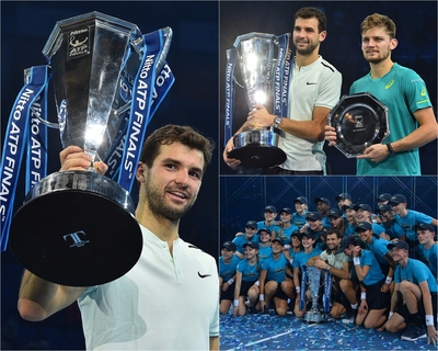 ディミトロフが初出場でファイナル制覇、飛躍のシーズンを歓喜で終える