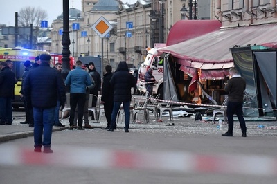 ロシアの著名戦場記者、爆発で死亡 サンクトペテルブルク