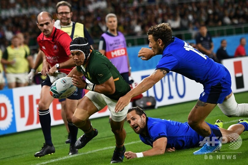 コルビが2トライの活躍！南アフリカが数的不利のイタリアを一蹴 ラグビーW杯