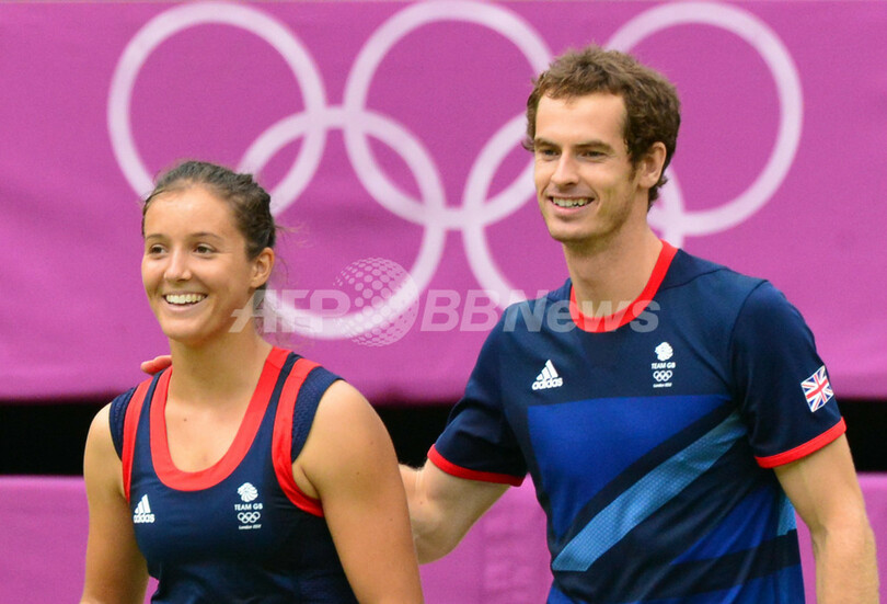 英国組が混合ダブルス準決勝進出、マレーは過密日程に