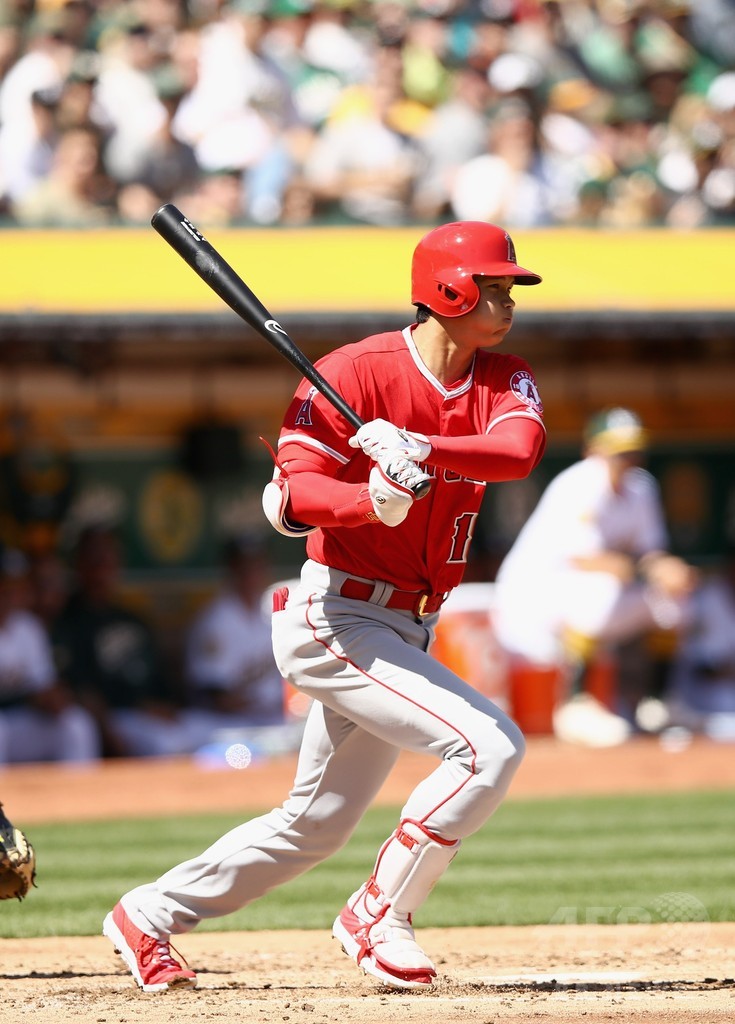 大谷が「忘れられない」メジャー初打席初安打、8番DHで先発出場