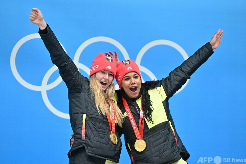 独ペアがボブスレー女子2人乗り優勝 北京冬季五輪