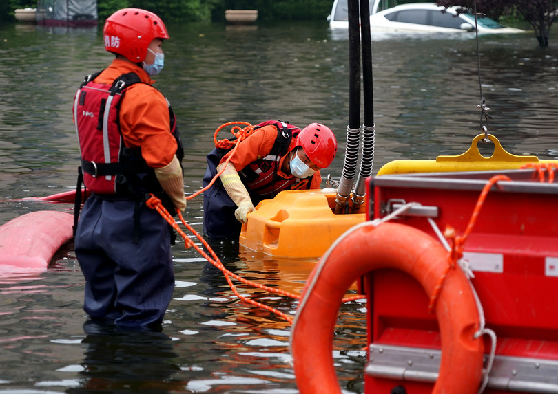 中国・河南省の豪雨被害、死者302人に 写真1枚 国際ニュース：afpbb News