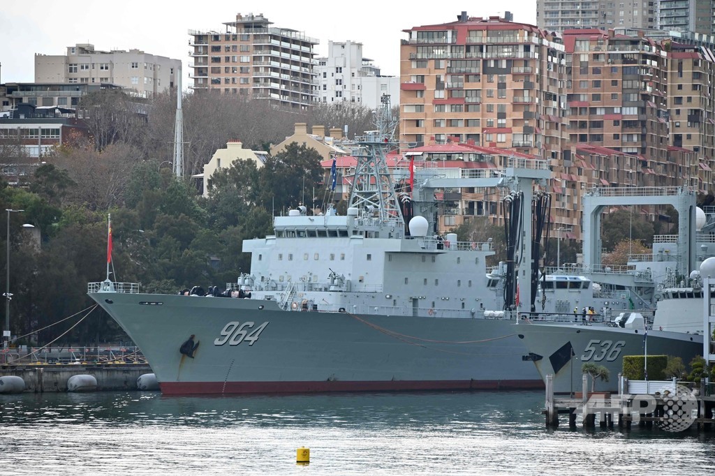豪シドニー湾に中国軍艦3隻が姿現す 現地騒然 写真5枚 国際ニュース Afpbb News