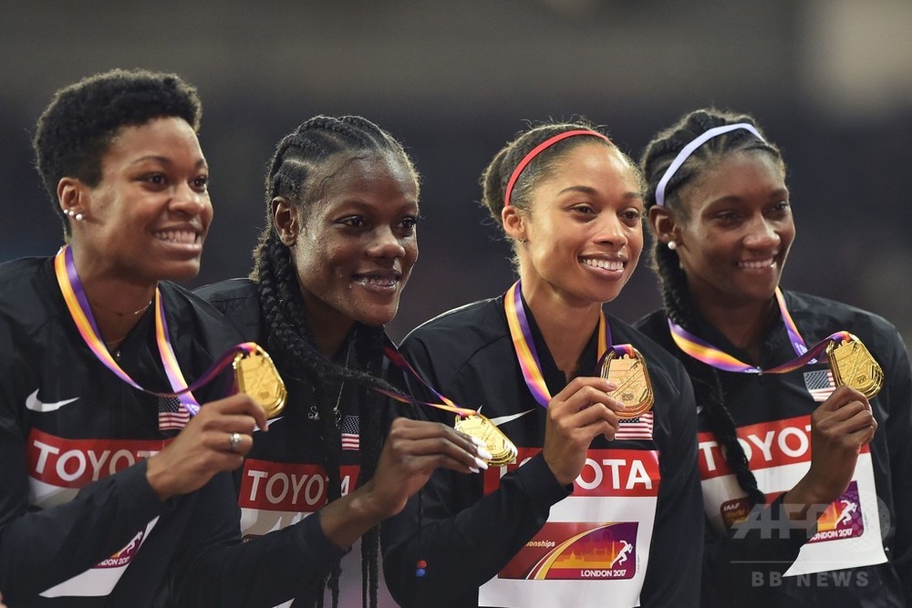 フェリックスが世界陸上16個目のメダル、米国が4×400mリレー制覇 写真5