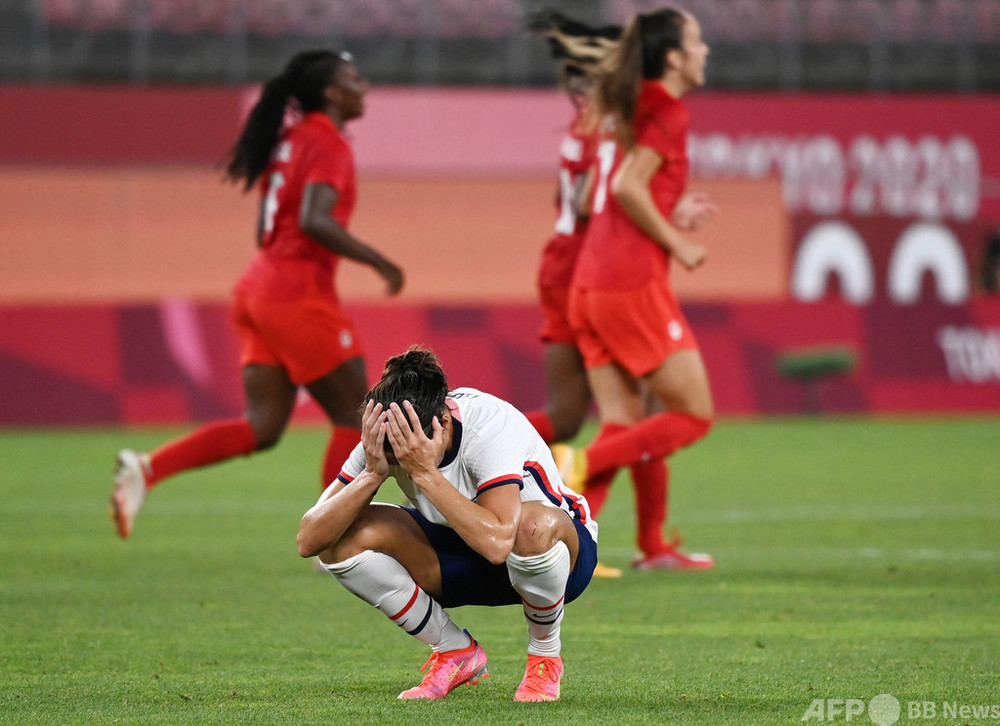米国が年ぶりにカナダに敗れ準決勝敗退 東京五輪サッカー女子 写真12枚 国際ニュース Afpbb News