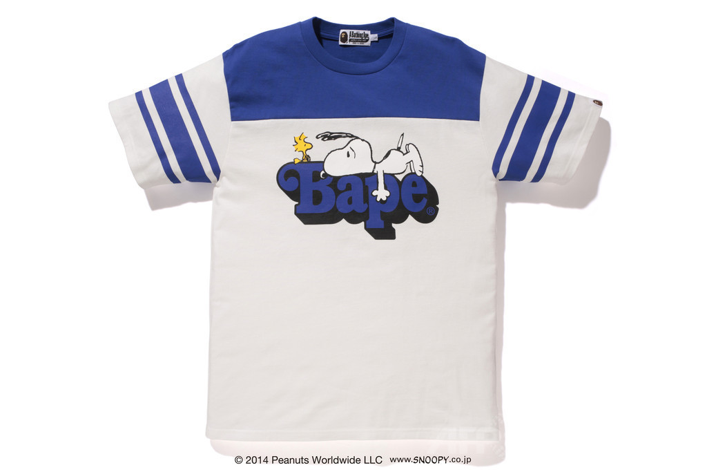 「ア ベイシング エイプ」が「ピーナッツ」とコラボ、キュートなコレクションを展開