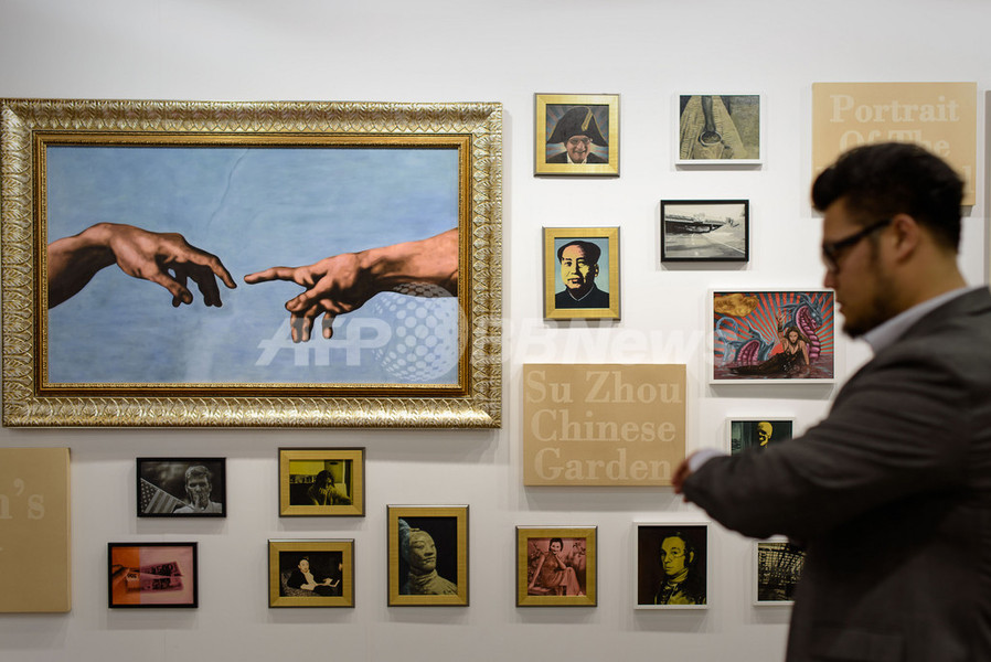 香港で初の「アート・バーゼル」開催、草間彌生の作品も展示