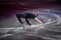 世界フィギュアスケート国別対抗戦、エキシビションに臨むフランスのケビン・エイモズ（2021年4月18日撮影）。(c)Philip FONG / AFP