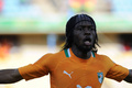 サッカー2013アフリカネイションズカップ（2013 The Africa Cup of Nations）は26日、グループDの2試合が行われ、コートジボワールは3-0でチュニジアを下した。

前半21分に先制点を決め喜ぶコートジボワールのジェルヴィーニョ（Gervinho、2013年1月26日撮影）。(c)AFP/ALEXANDER JOE