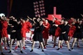 東京スタジアムで行われたラグビーW杯日本大会開会式の様子（2019年9月20日撮影）。(c)CHARLY TRIBALLEAU / AFP