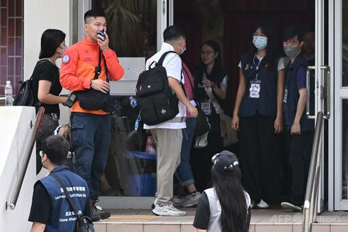 大規模火災から5か月、住民らが初めて一時帰宅 香港 写真10枚 国際