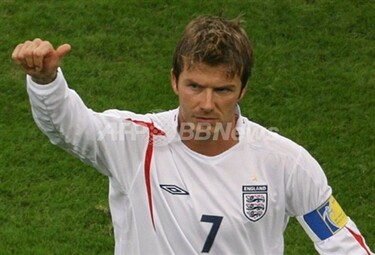 サッカー 欧州選手権2008・予選＞ベッカム イングランド代表に復帰