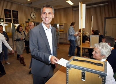 ノルウェー議会選挙、中道左派の与党連合が勝利の見通し