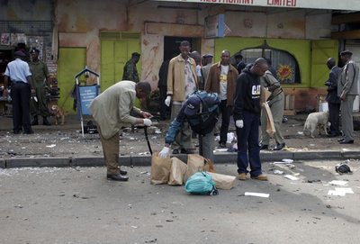 ケニア首都で、自爆攻撃とみられる爆破事件