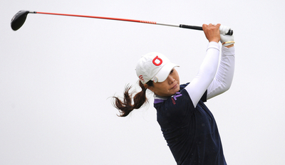 李美娜が単独首位 美香と上田が7位タイ発進、全英女子オープン