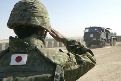 イラク駐留多国籍軍、自衛隊の任務終了で式典 バグダッド