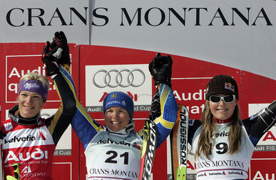 リーシュ 女子スーパー複合で総合優勝